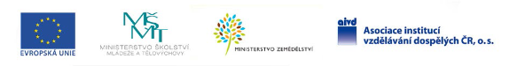 Logo EU, Ministerstvo školství, Ministerstvo zemědělství, aivd